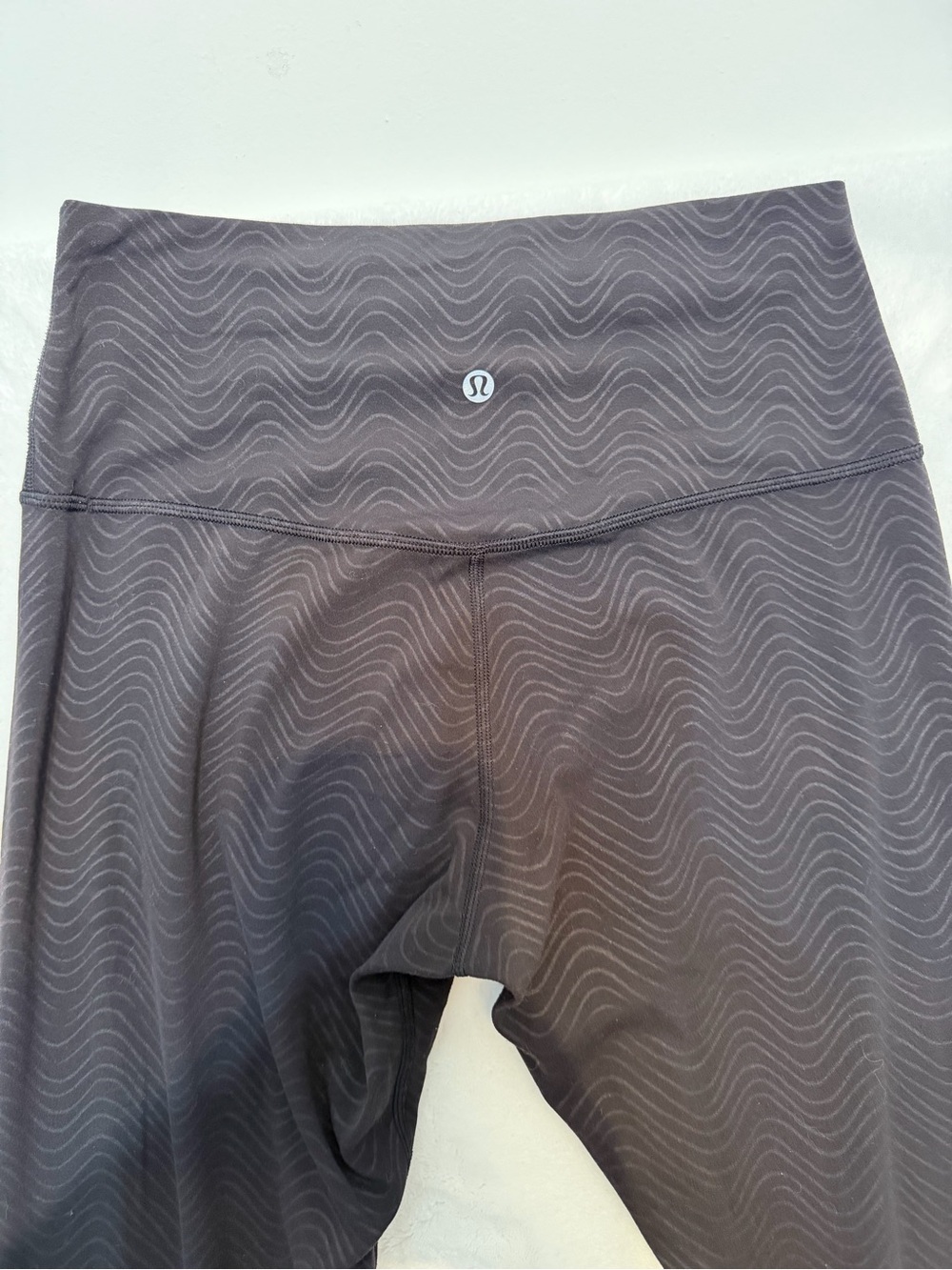 Lululemon Wunder Train High Rise Tight 25" *Warp Wave Black Size 8 - Picture 6 of 9